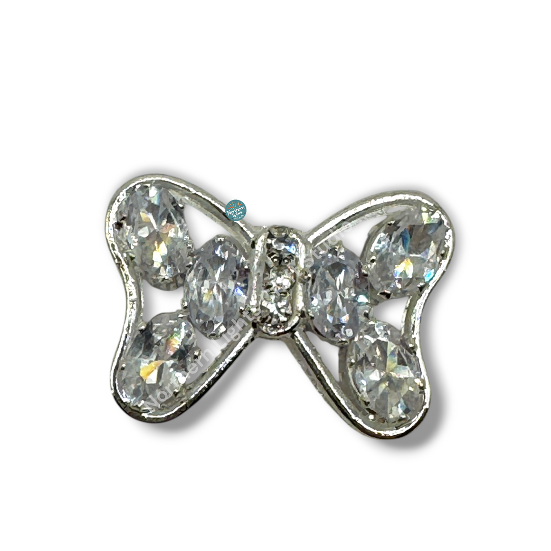 Small Metal Alloy and CZ Bows - 1pc.