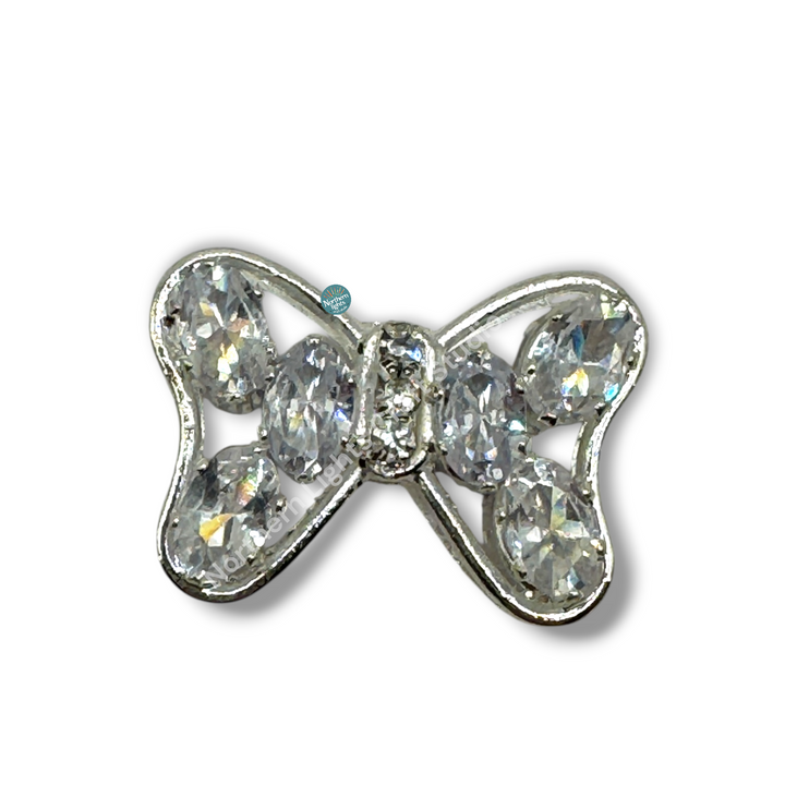 Small Metal Alloy and CZ Bows - 1pc.