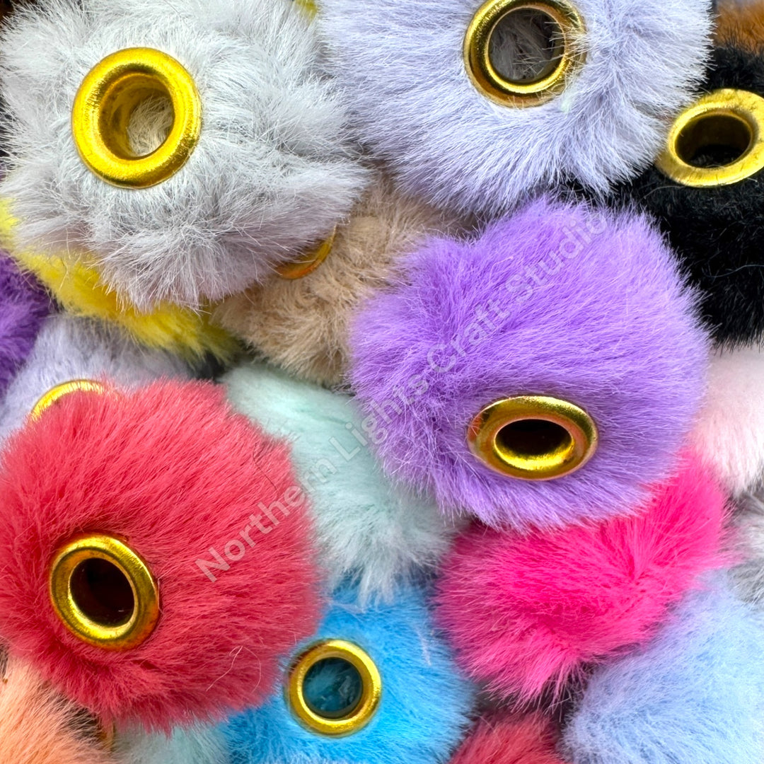 Fuzzy Spacer Mix of 30 pc. - 20mm