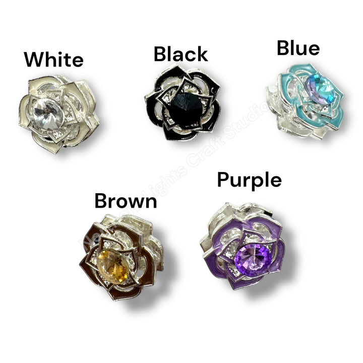 Metal Alloy Large Flower Bead - 1pc.