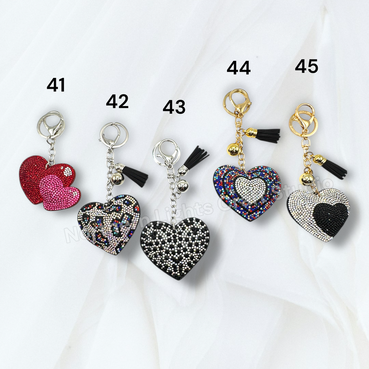 Rhinestone Purse Charm Keychains for DIY