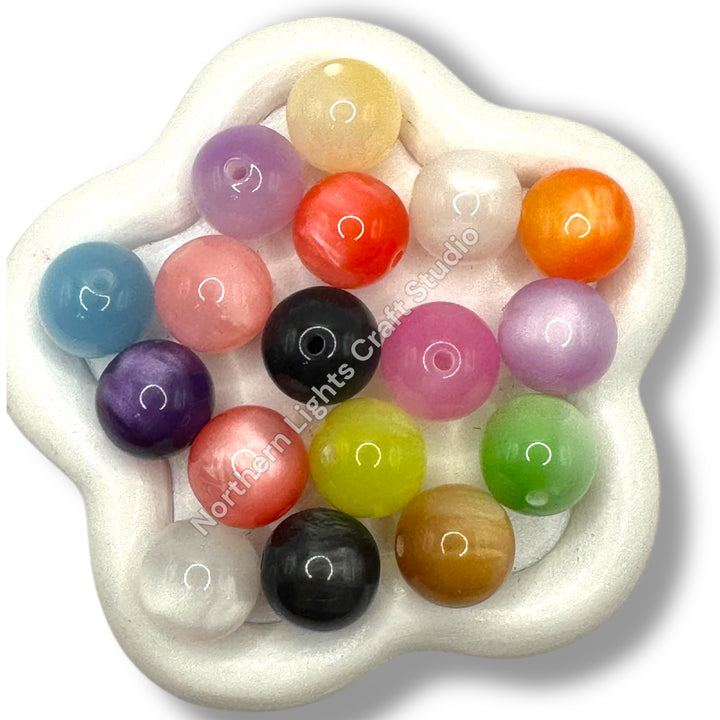 Cat Eye 16mm Color Bead Mix - 20pc.