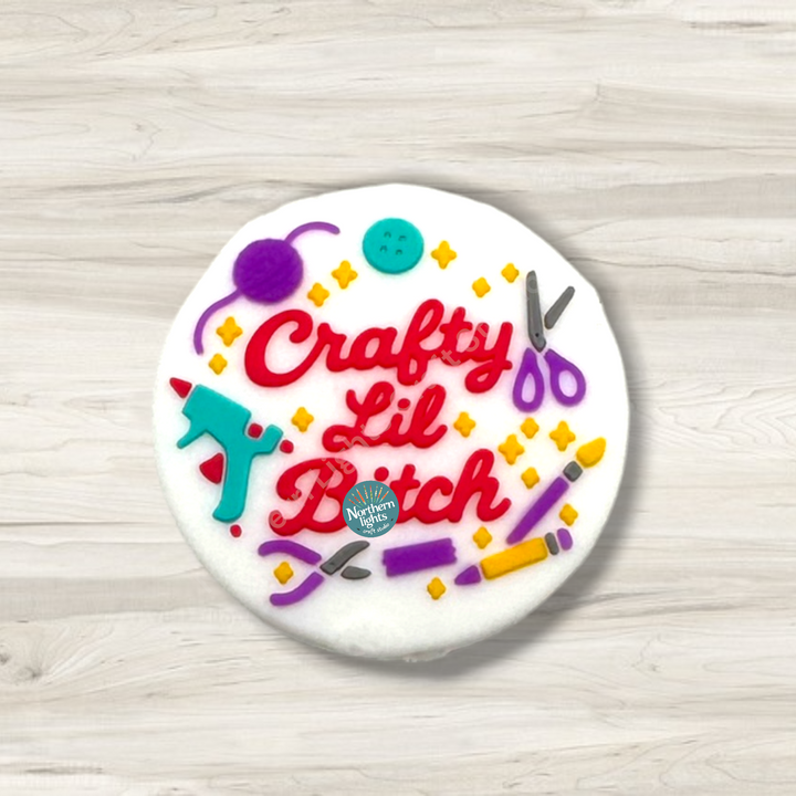 Crafty Lil B*tch Silicone Focal Bead