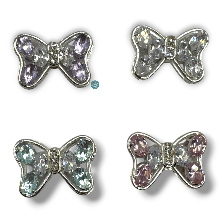 Small Metal Alloy and CZ Bows - 1pc.