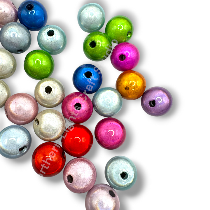 Miracle Finish 12mm Acrylic Premium Beads -25pc.