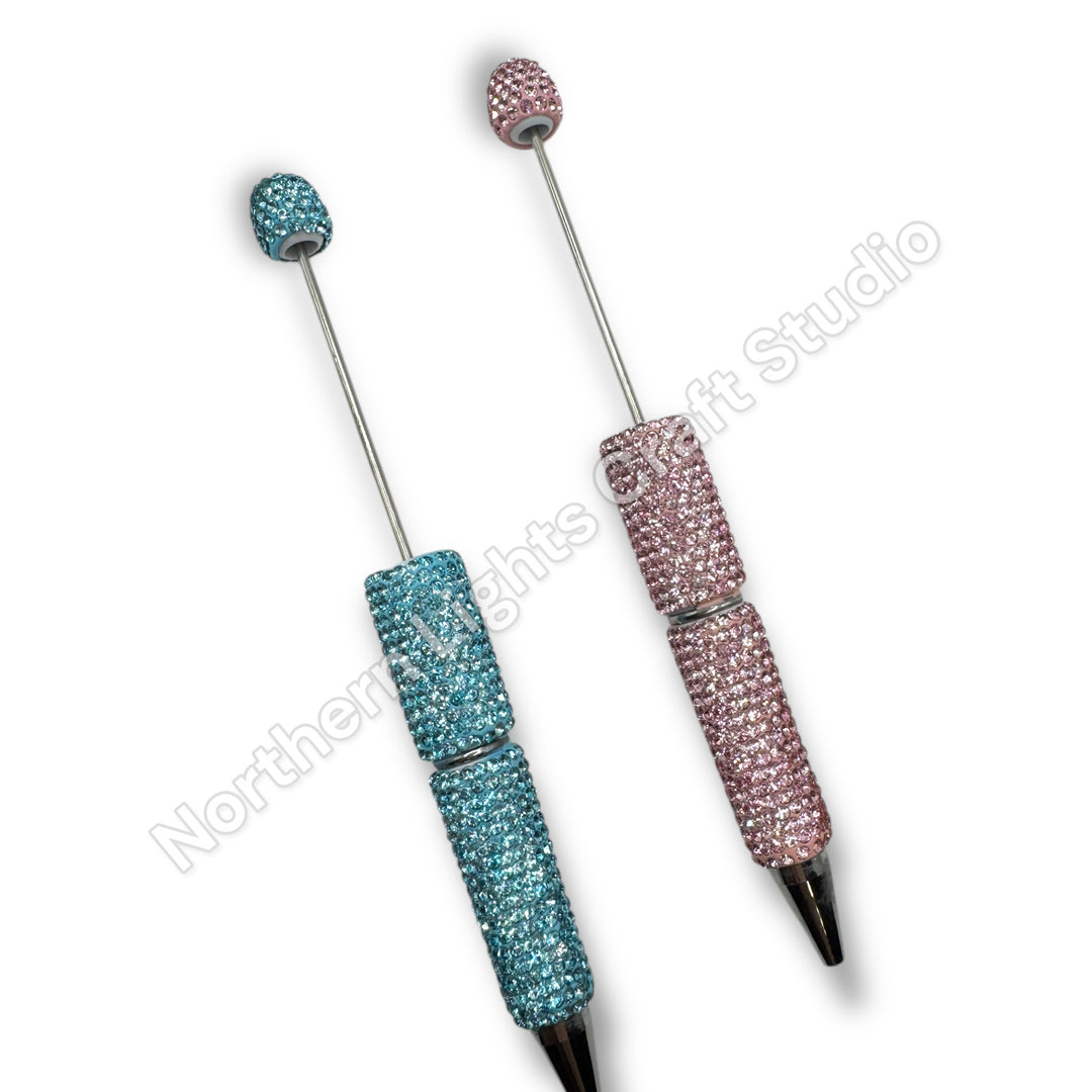 Beadable Rhinestone Pens Solid Colors