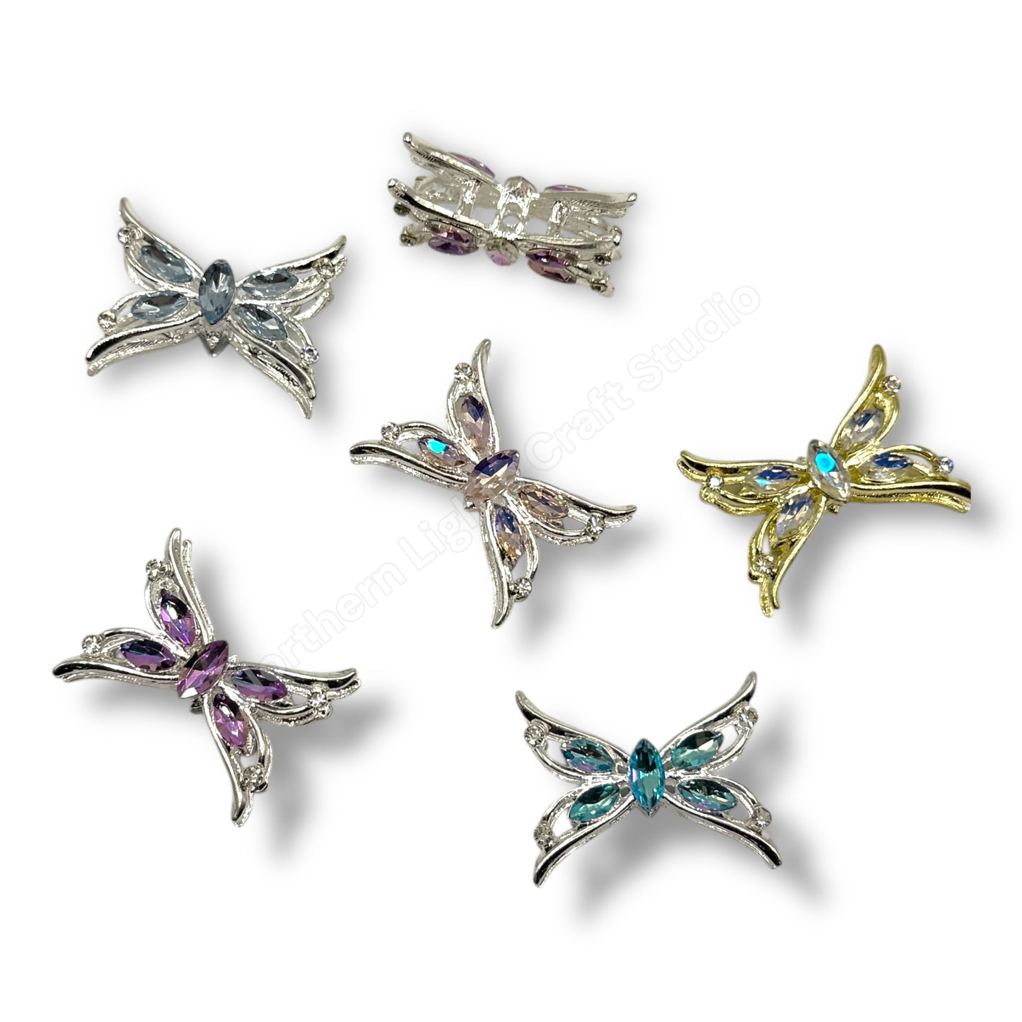 Metal Butterfly Wing Bows