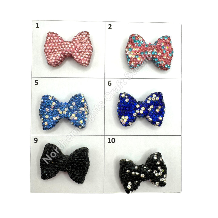 Rhinestone Bows - Small Size