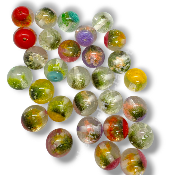 Miniature Fairy Garden Luxury Resin 16mm Beads - 20pc. Mix