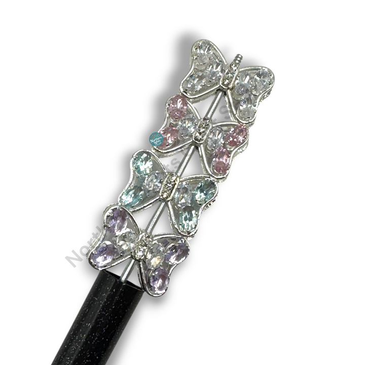 Small Metal Alloy and CZ Bows - 1pc.
