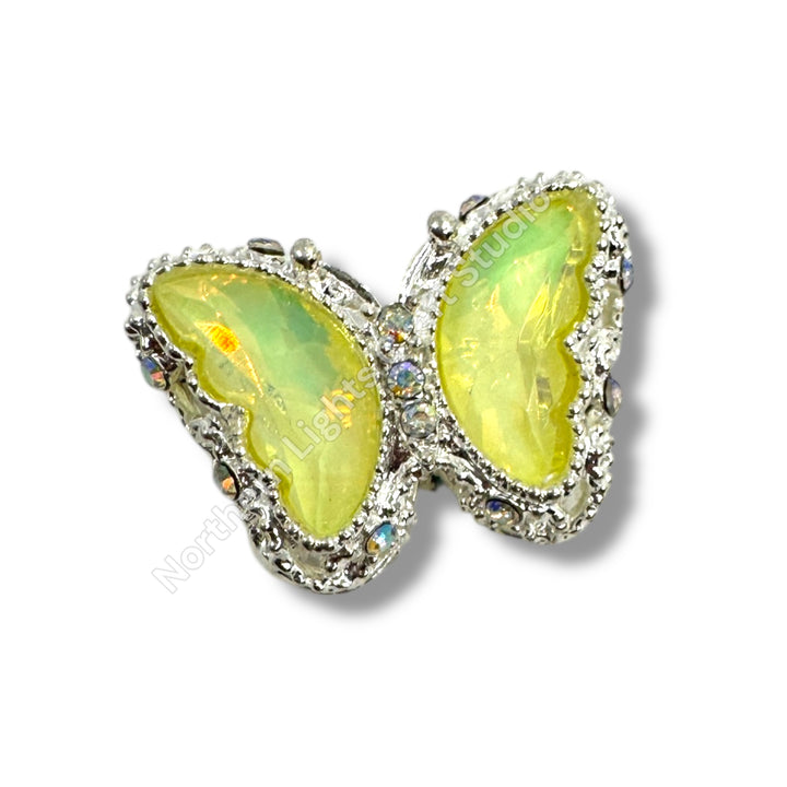 Metal Butterfly Beads 20mmx28mm