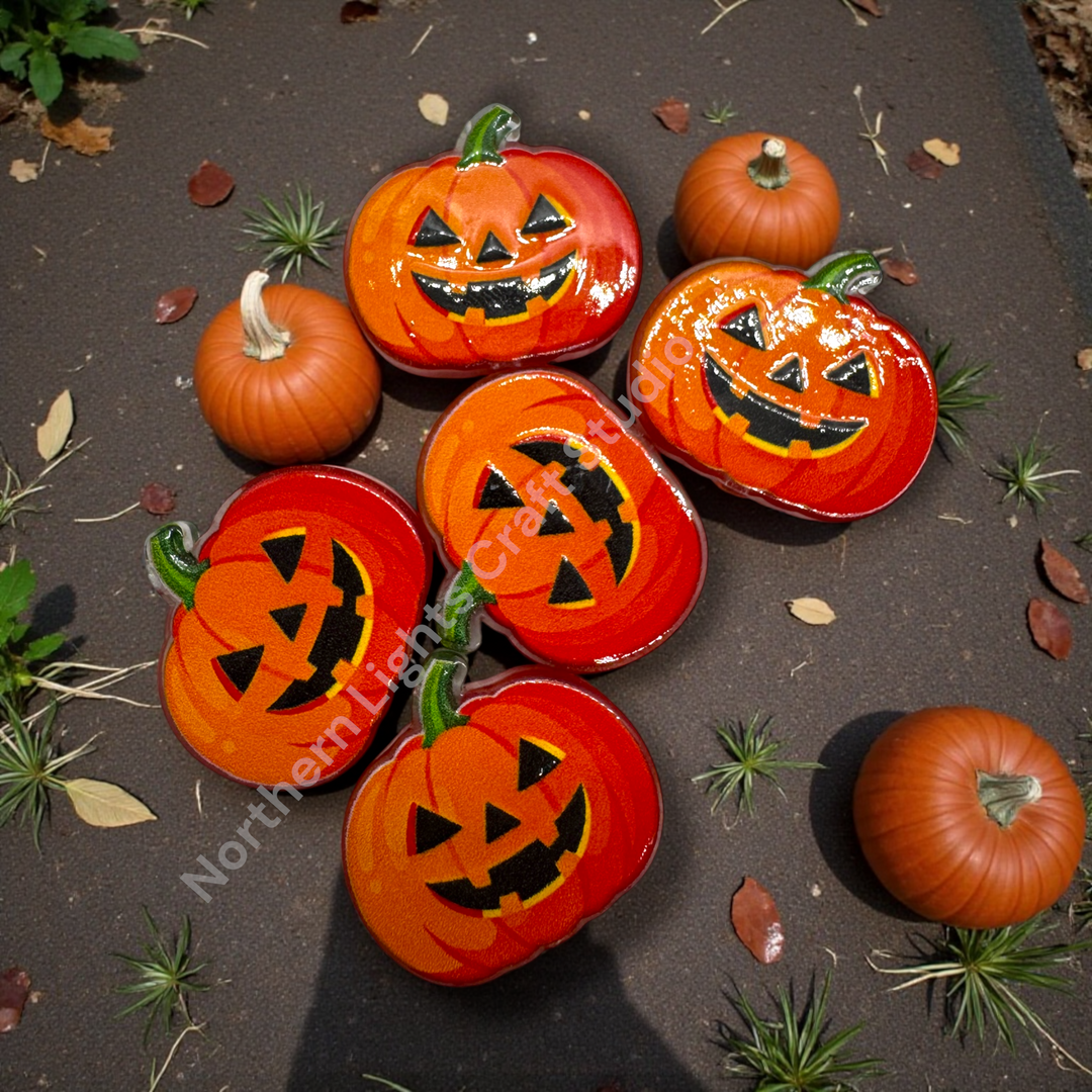 Halloween Acrylic Double-Sided Focal Bead - 20pc.  Mix