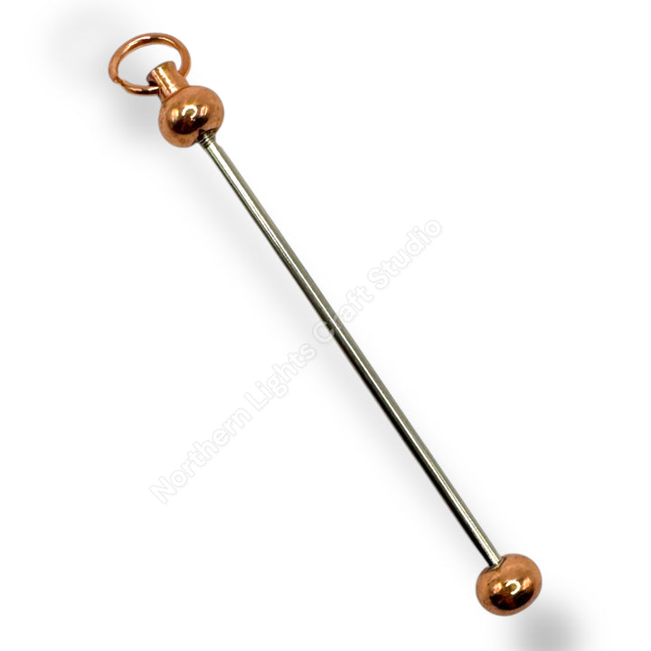 Beadable Metal Keychain Bars - 10 pcs.