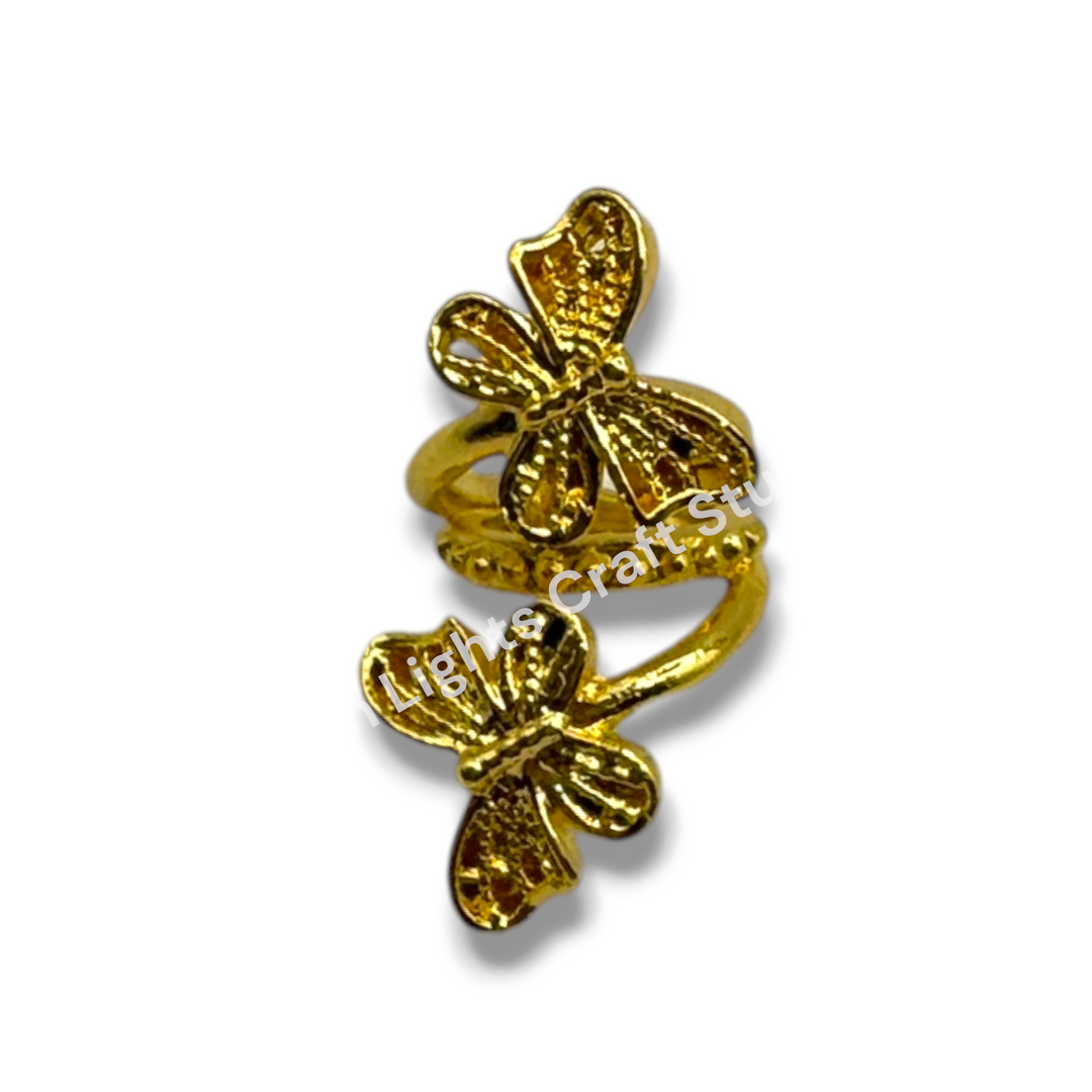 Butterfly Bead Wrap Spacers - 10pc. READ DESCRIPTION!