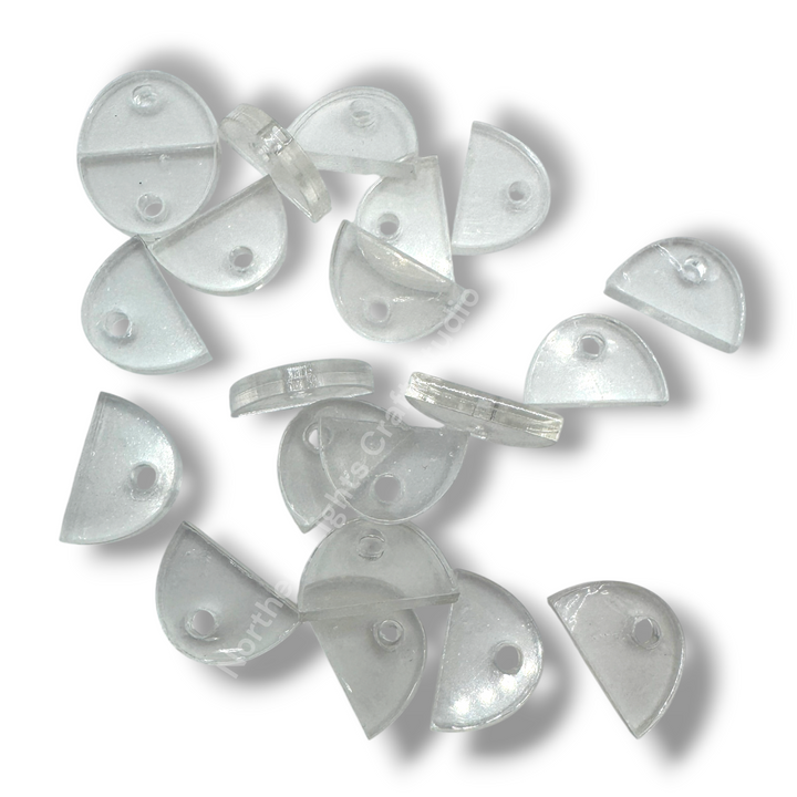 Acrylic Attachments for Beadable Pens to Use With Flat Back Acrylics - 20pc.