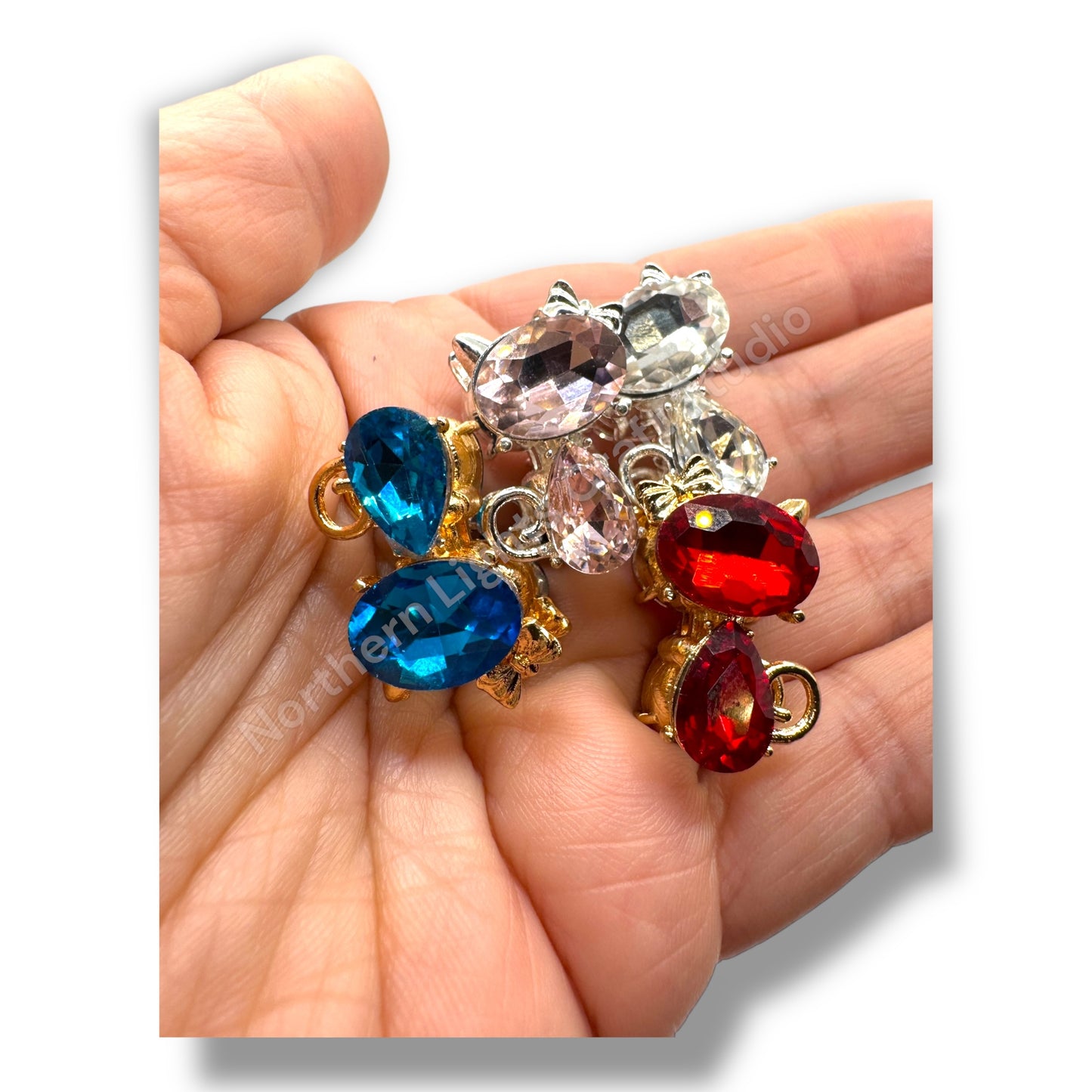 Metal Alloy Crystal Cat