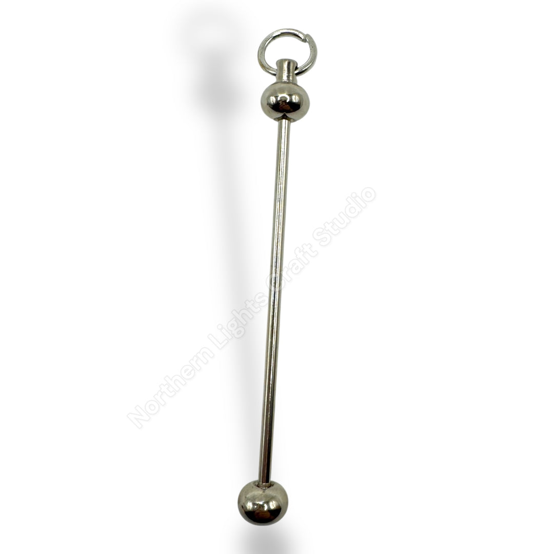 Beadable Metal Keychain Bars - 10 pcs.