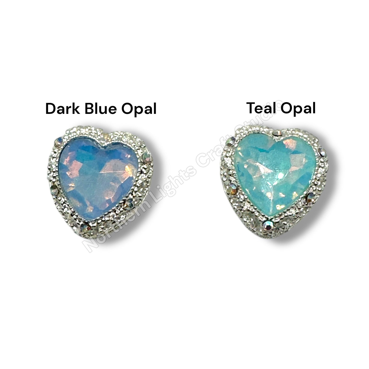 Metal Alloy Heart Bead