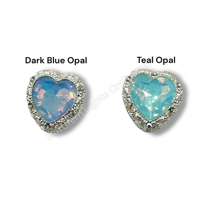 Metal Alloy Heart Bead