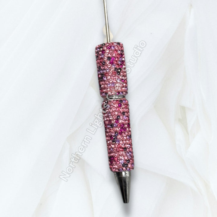 Aurora Borealis Rhinestone Beadable Pen Blank Collection