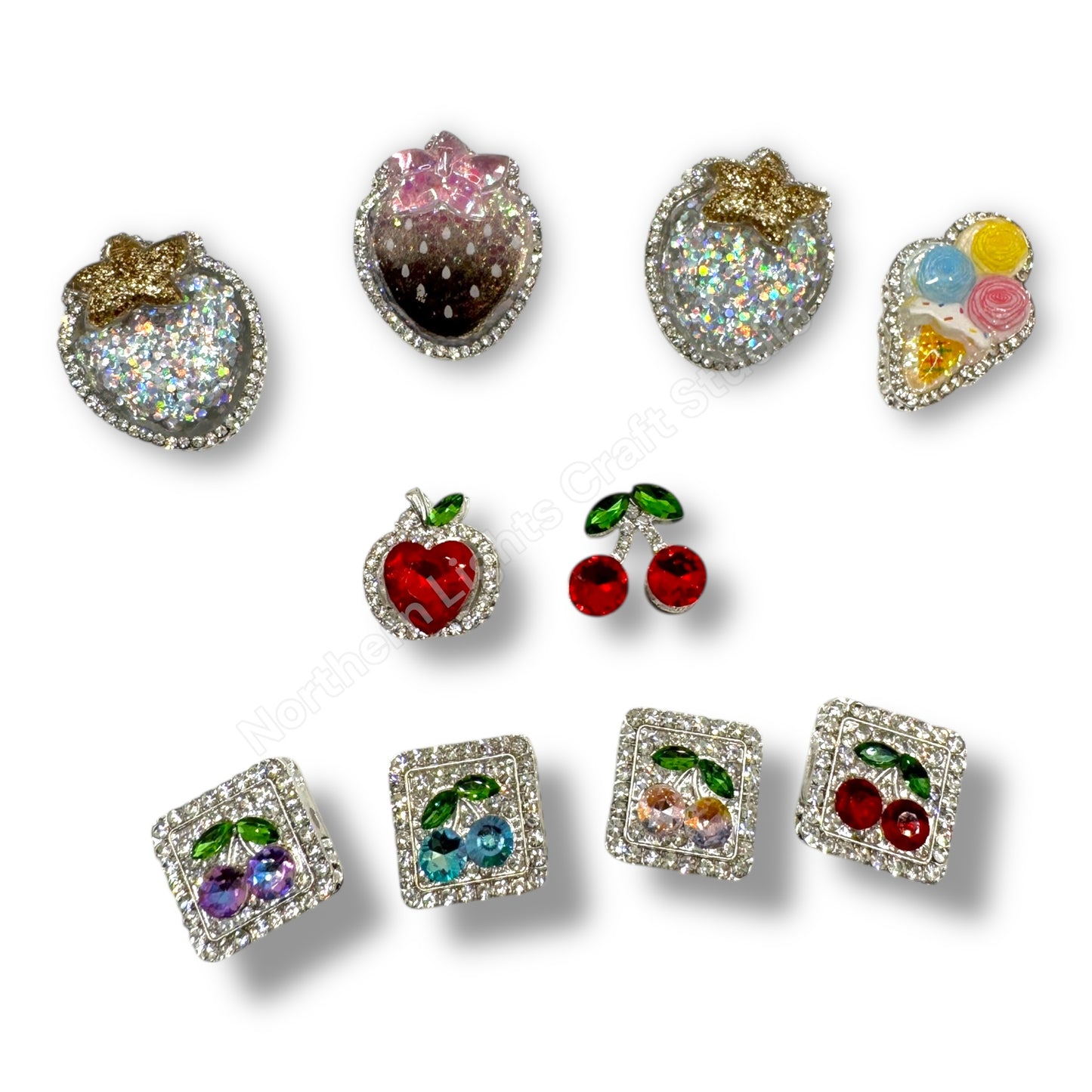 Metal Alloy Food Beads - 1pc. - Choose Option