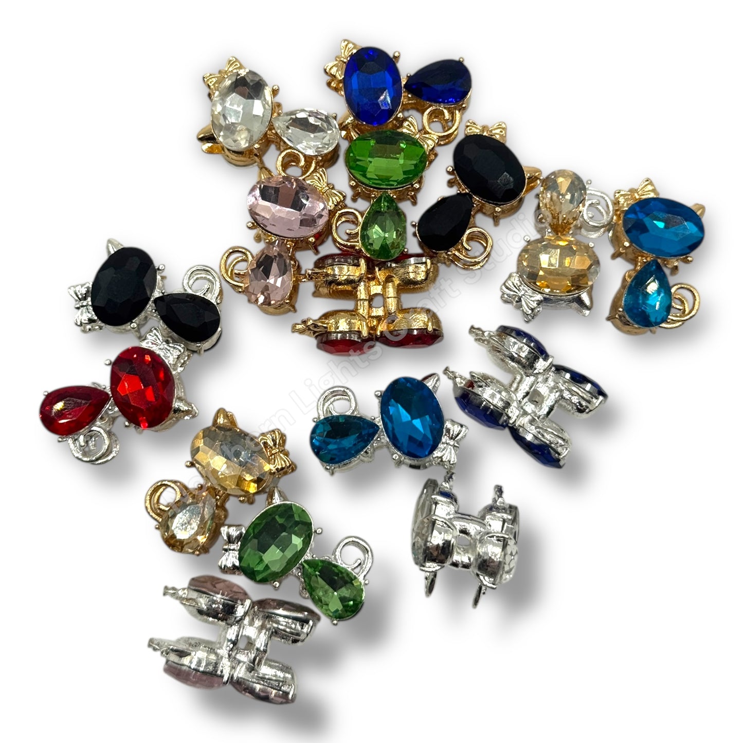 Metal Alloy Crystal Cat