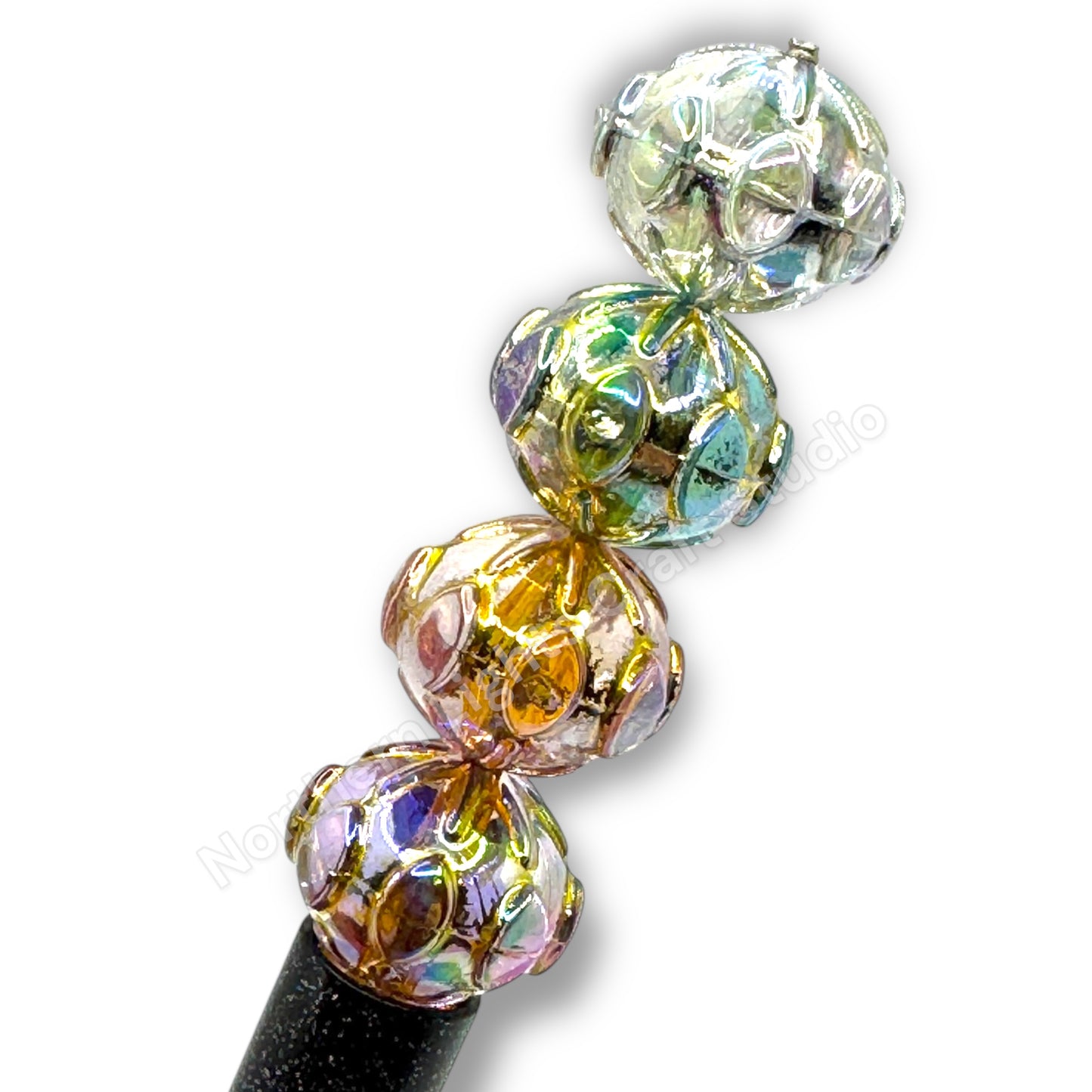 Lantern UV Bead Mix - 17-18mm - 10pc.