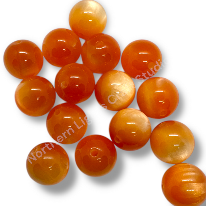 Cat Eye 16mm Acrylic Bead - 9 Colors Available - 20pc.