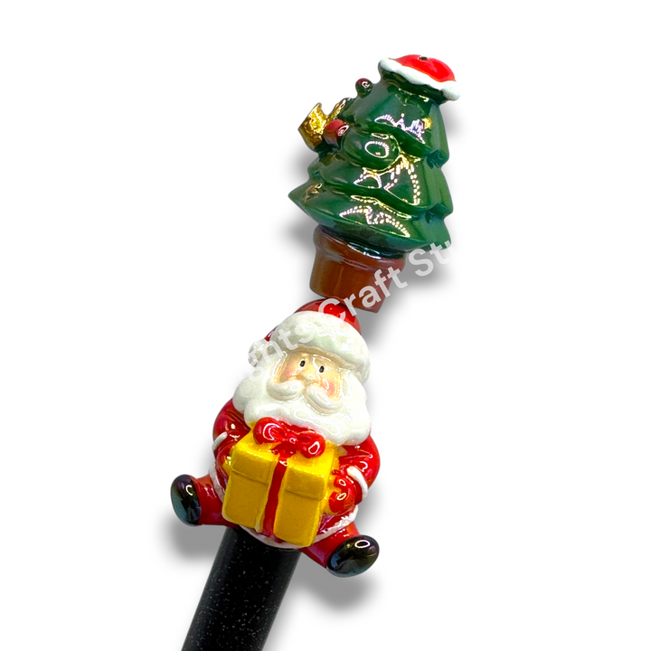 Christmas UV Figure Beads -5pc. Mix