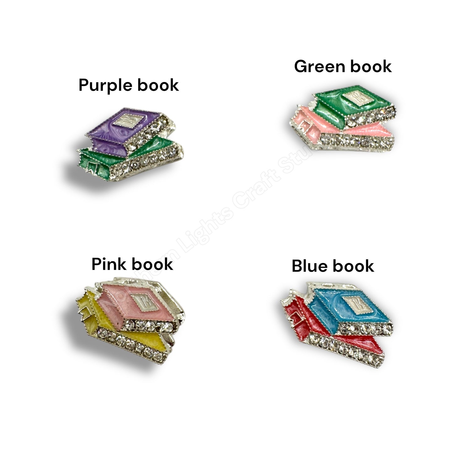 Metal Alloy Metal Beads - Books, Rainbows, Butterflies, Flowers, Bows, Heart Metal Beads - Read Description -Fits Pen