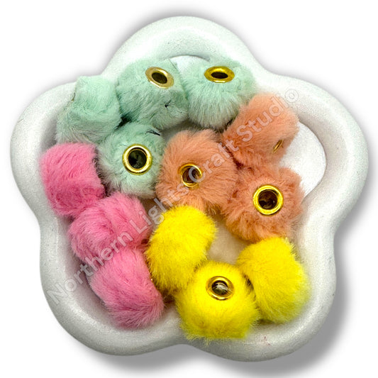 Spring Theme Colorful Fuzzy Spacer Mix - 20 pc.