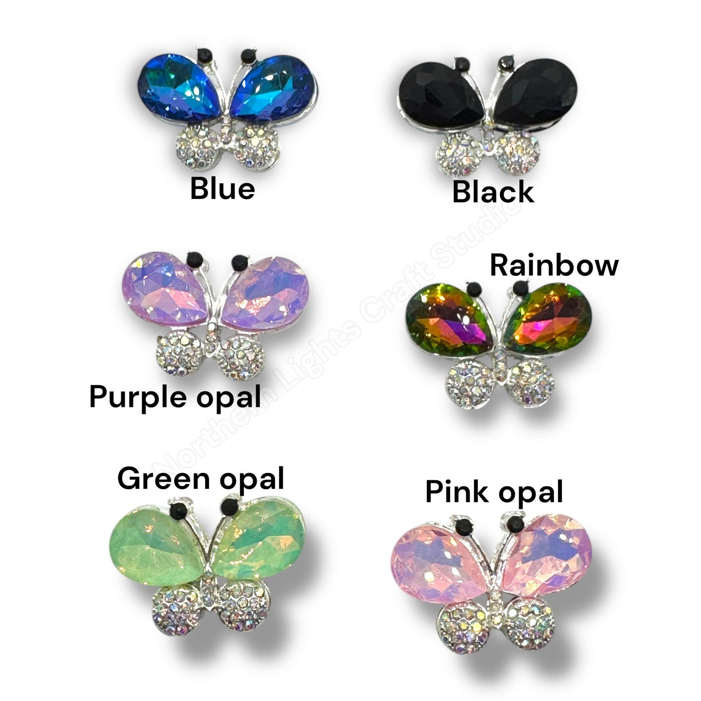 Metal Alloy XL Butterfly - 1pc.