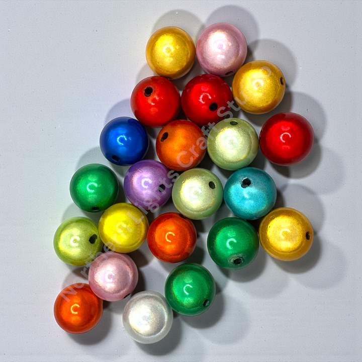 Miracle Finish 16mm Acrylic Premium Beads -20pc.