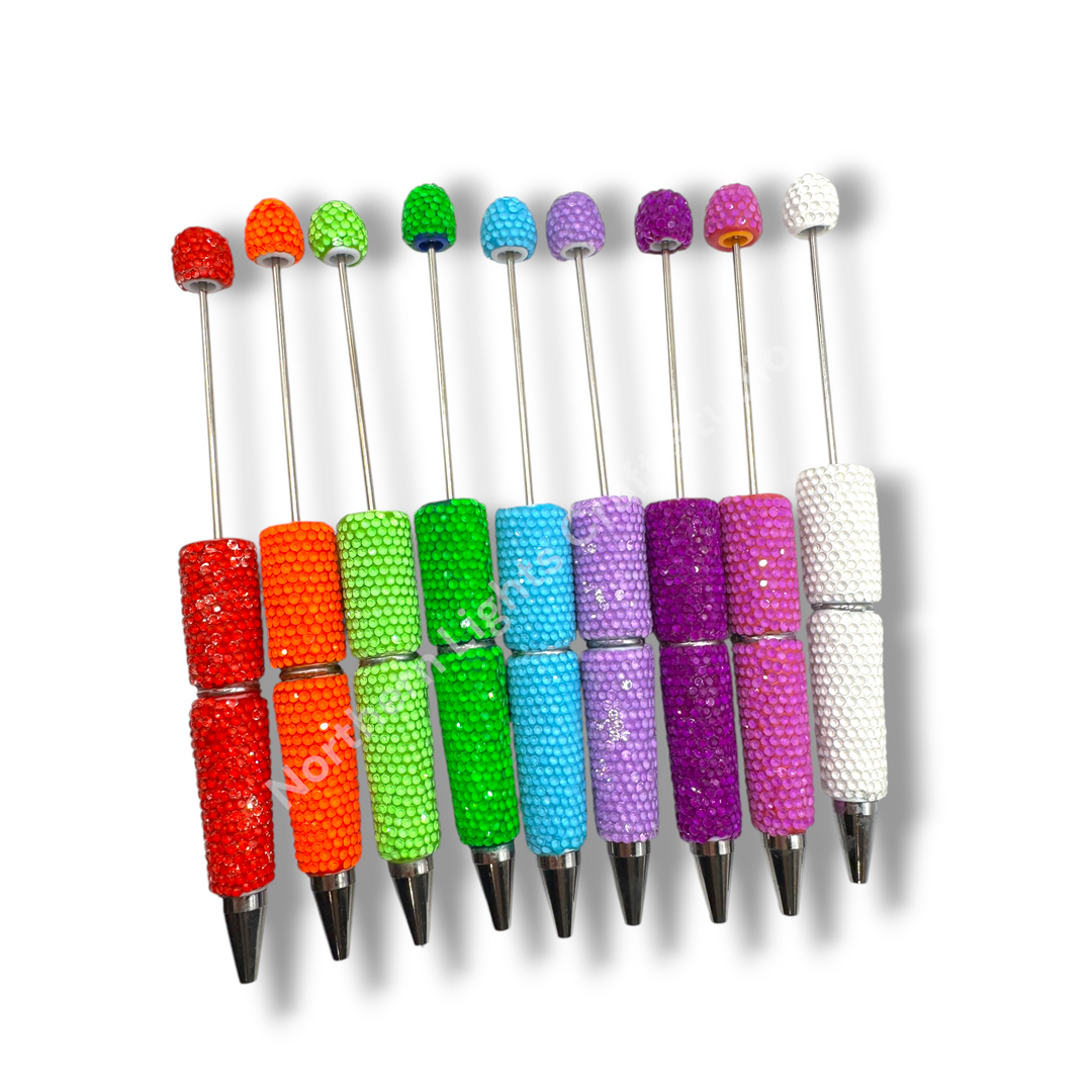 Neon Jelly Crystal Beadable Pen -1pc.