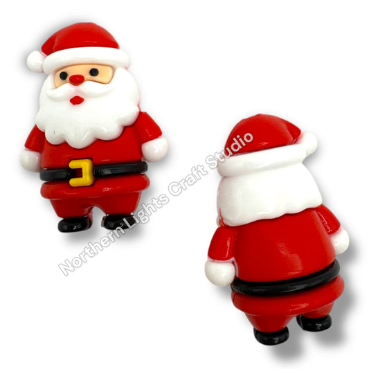3D Christmas Santa Focal Bead  - 1 piece