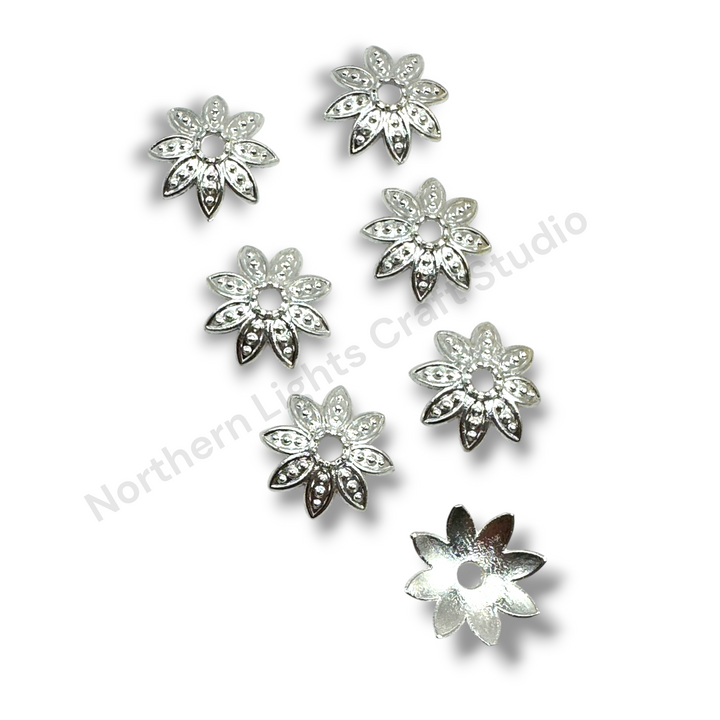 Lotus 16mm Bead Cap  - 20pc.