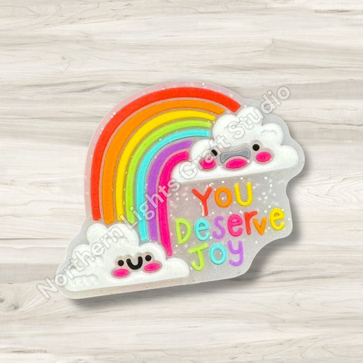 You Deserve Joy Focal Bead