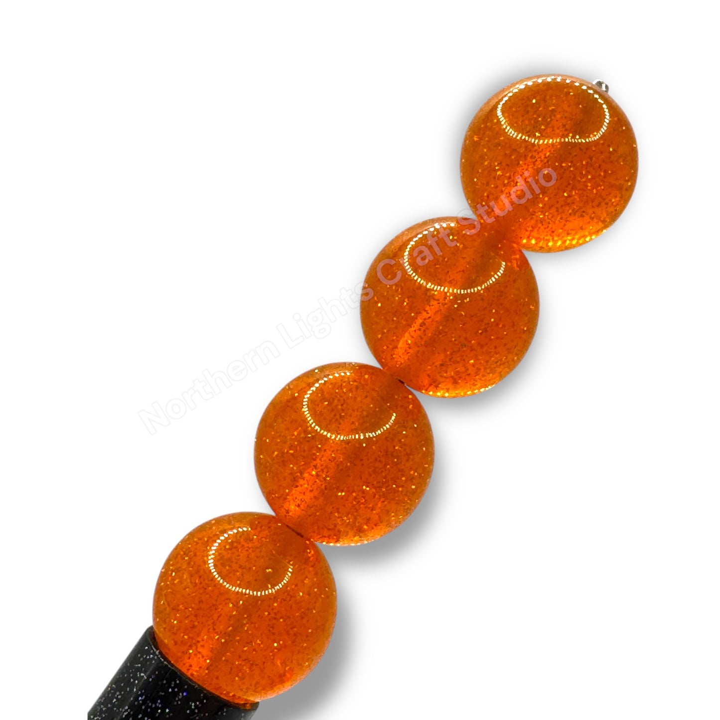 Glitter Dust 16mm Beads - 20 Pcs.