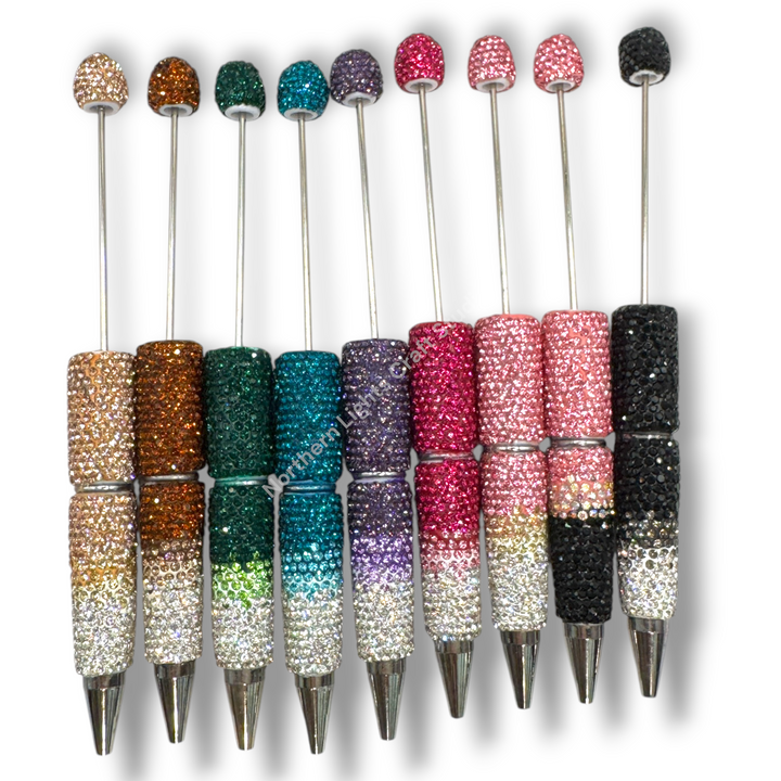 Beadable Ombre Rhinestone Pens