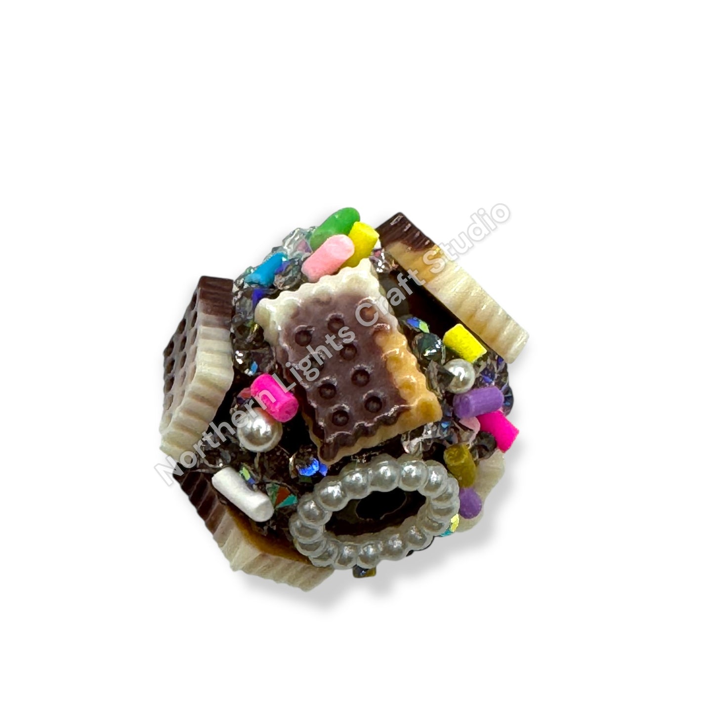 Acrylic Food and Dessert Sugar Beads 20mm - 3 pcs.-Read description!