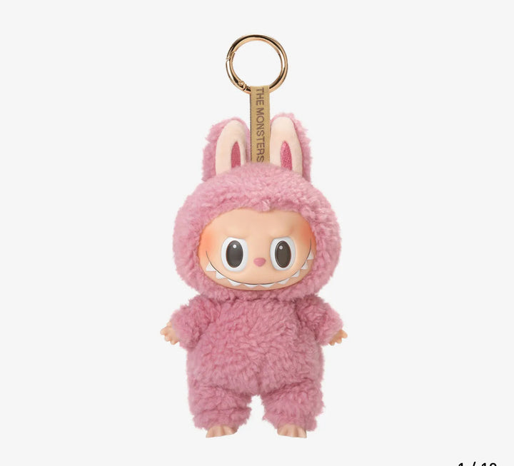 Exciting Macaron The Monsters Labubu Plush Keychain