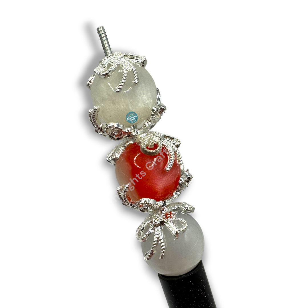 Metal Bow Star 16mm Bead Cap -10pc.