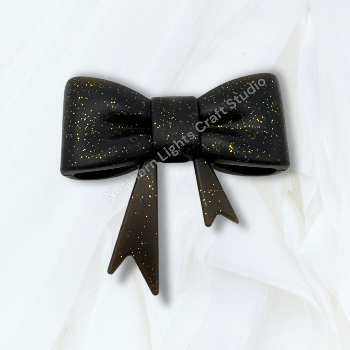 Silicone Bow Focal Bead