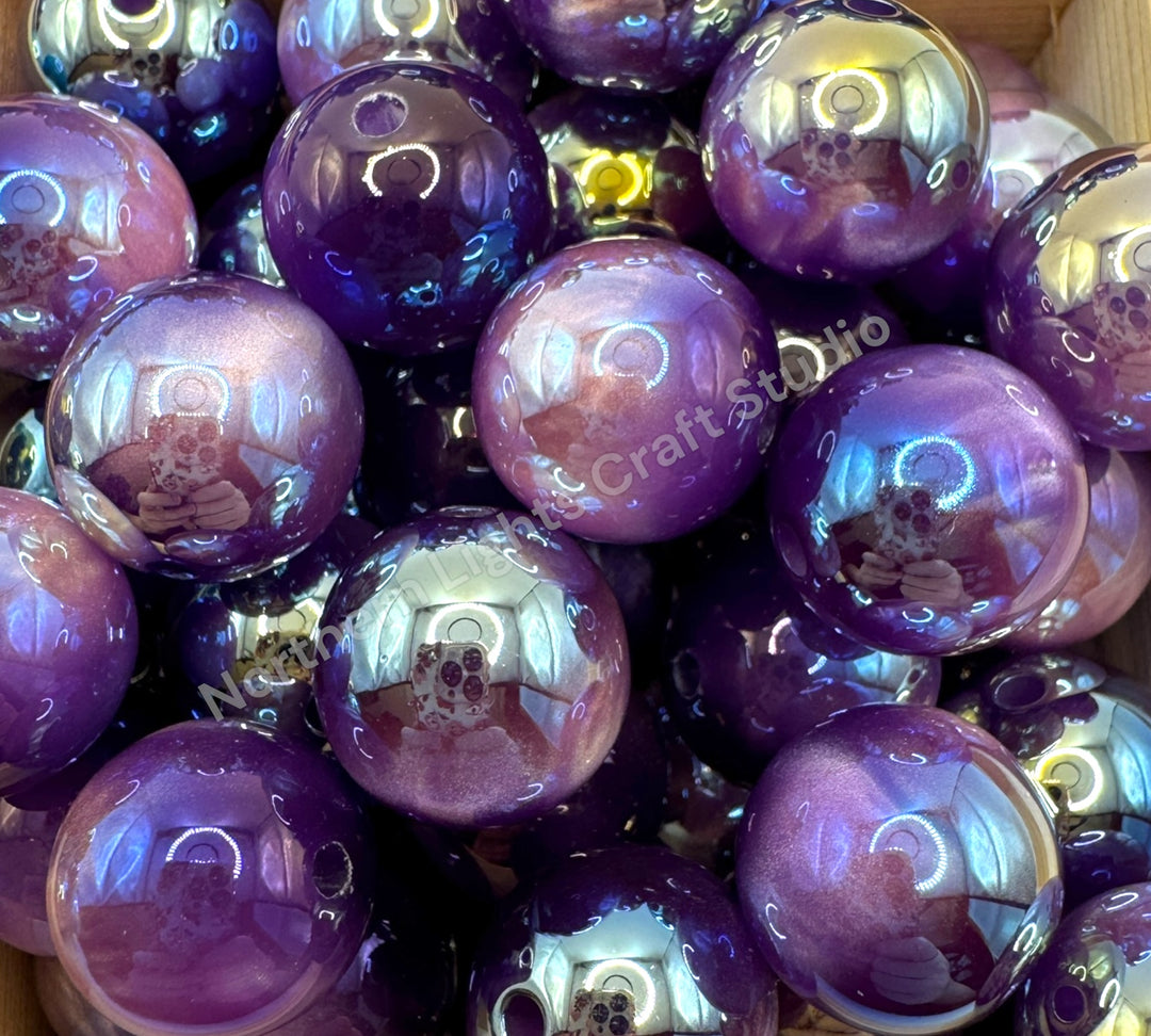 UV Galaxy Cat Eye Premium 16mm Bead - 20 Pcs.