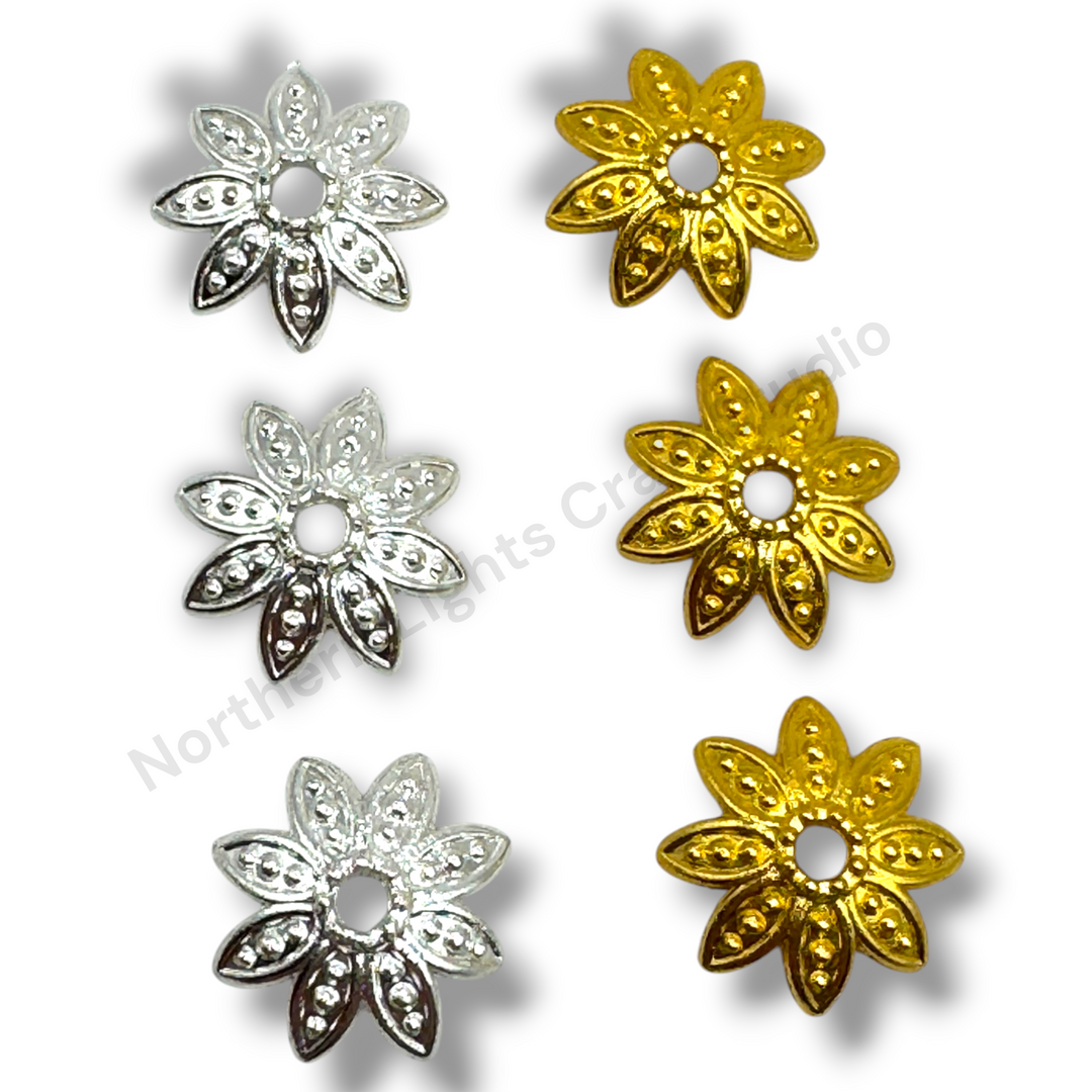 Lotus 16mm Bead Cap  - 20pc.