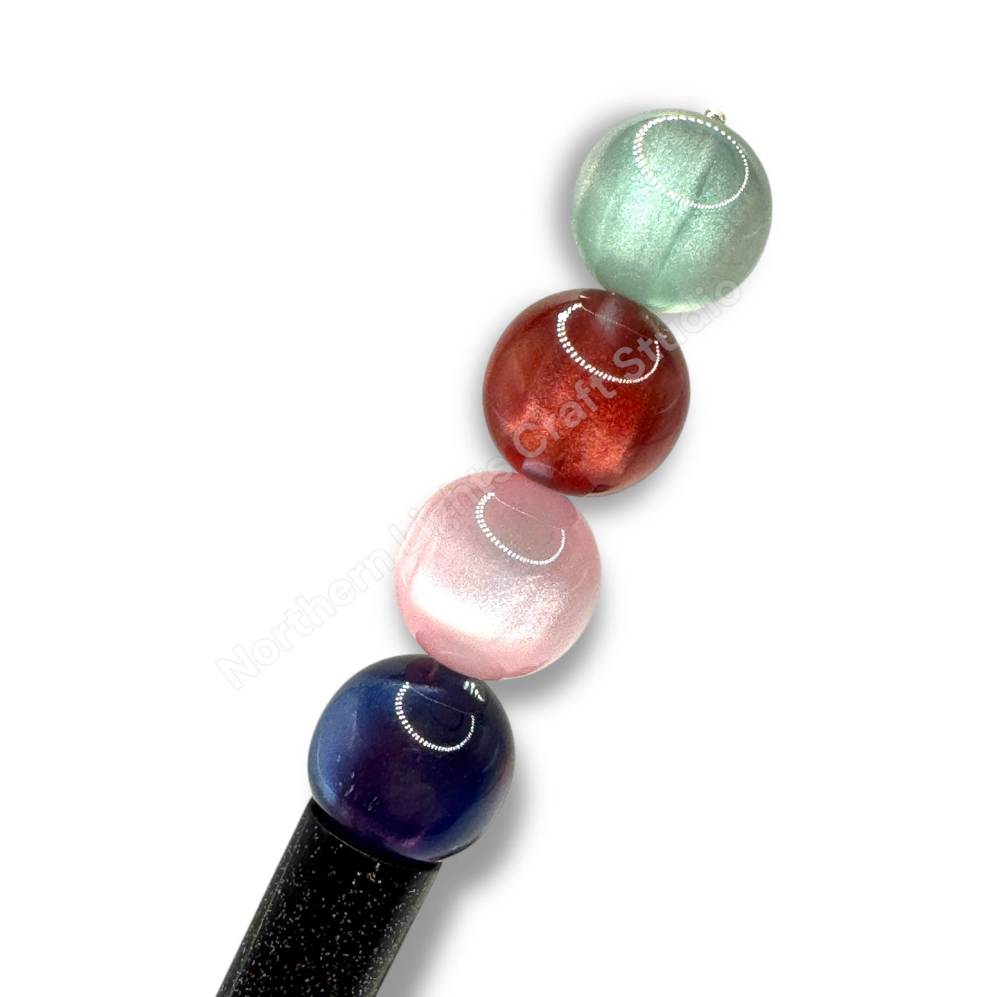 Milky Way Two Tone Marble Beads 16mm - 20pc.
