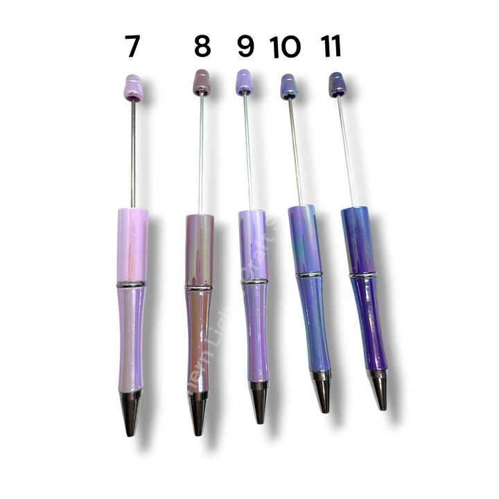 UV Coated Beadable Pens - 5pc.
