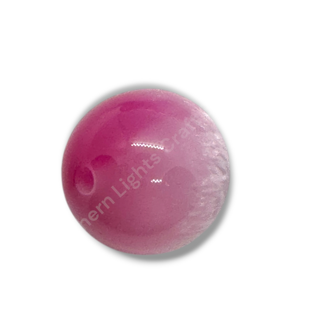 Cat Eye 16mm Acrylic Bead - 9 Colors Available - 20pc.