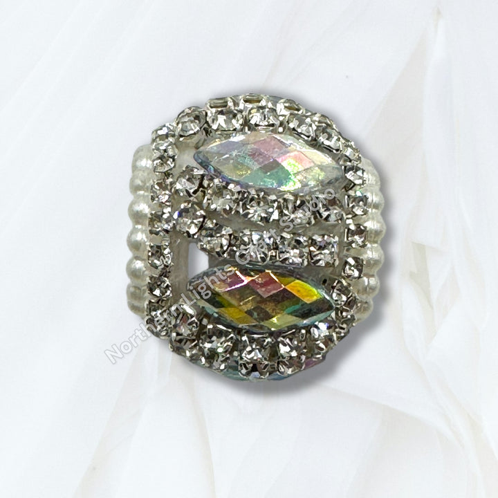 Fancy Rhinestone Pumpkin Beads - 9 piece Mix