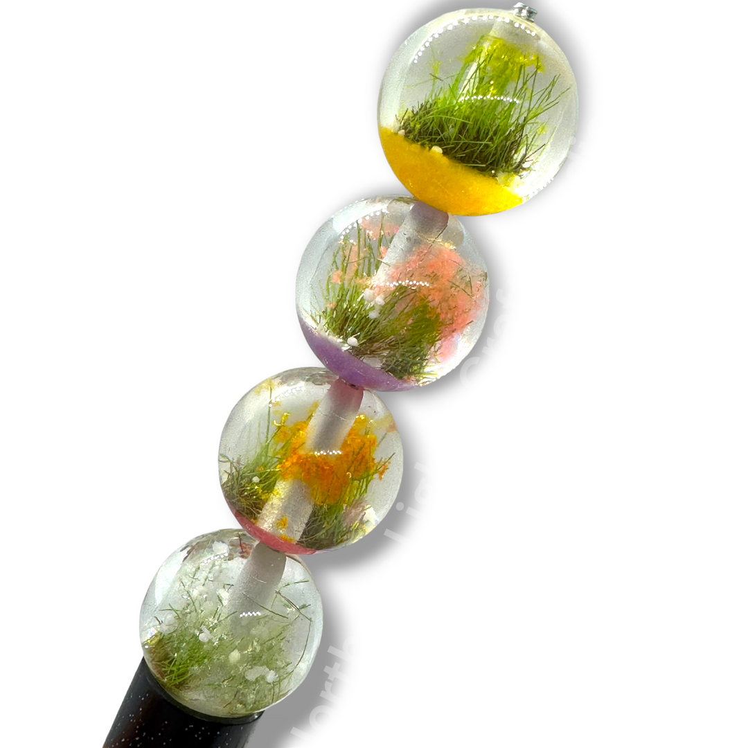 Miniature Fairy Garden Luxury Resin 16mm Beads - 20pc. Mix